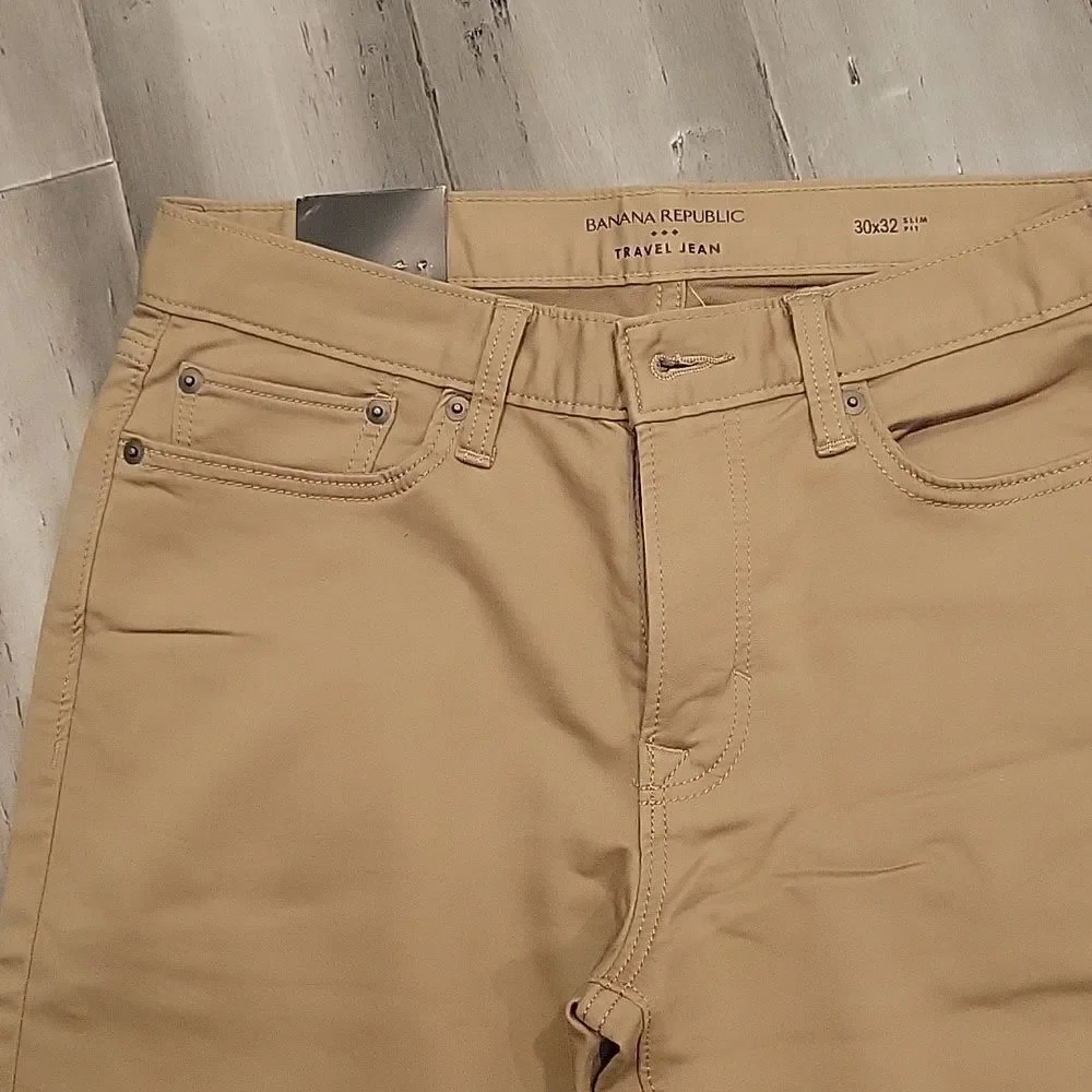Banana Republic Tan Travel Jeans